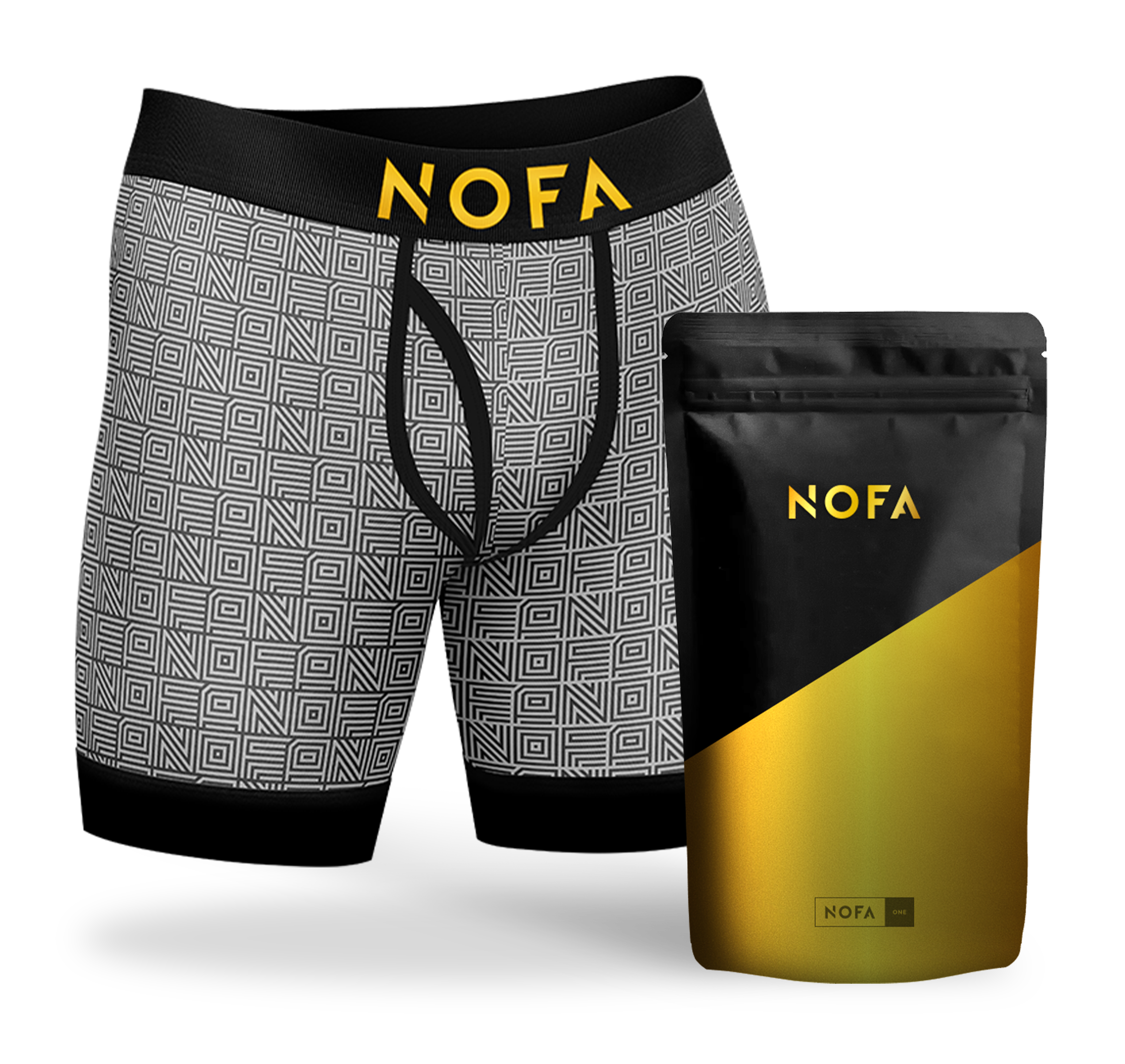 NOFA Boxershort Classic collectie Grijs